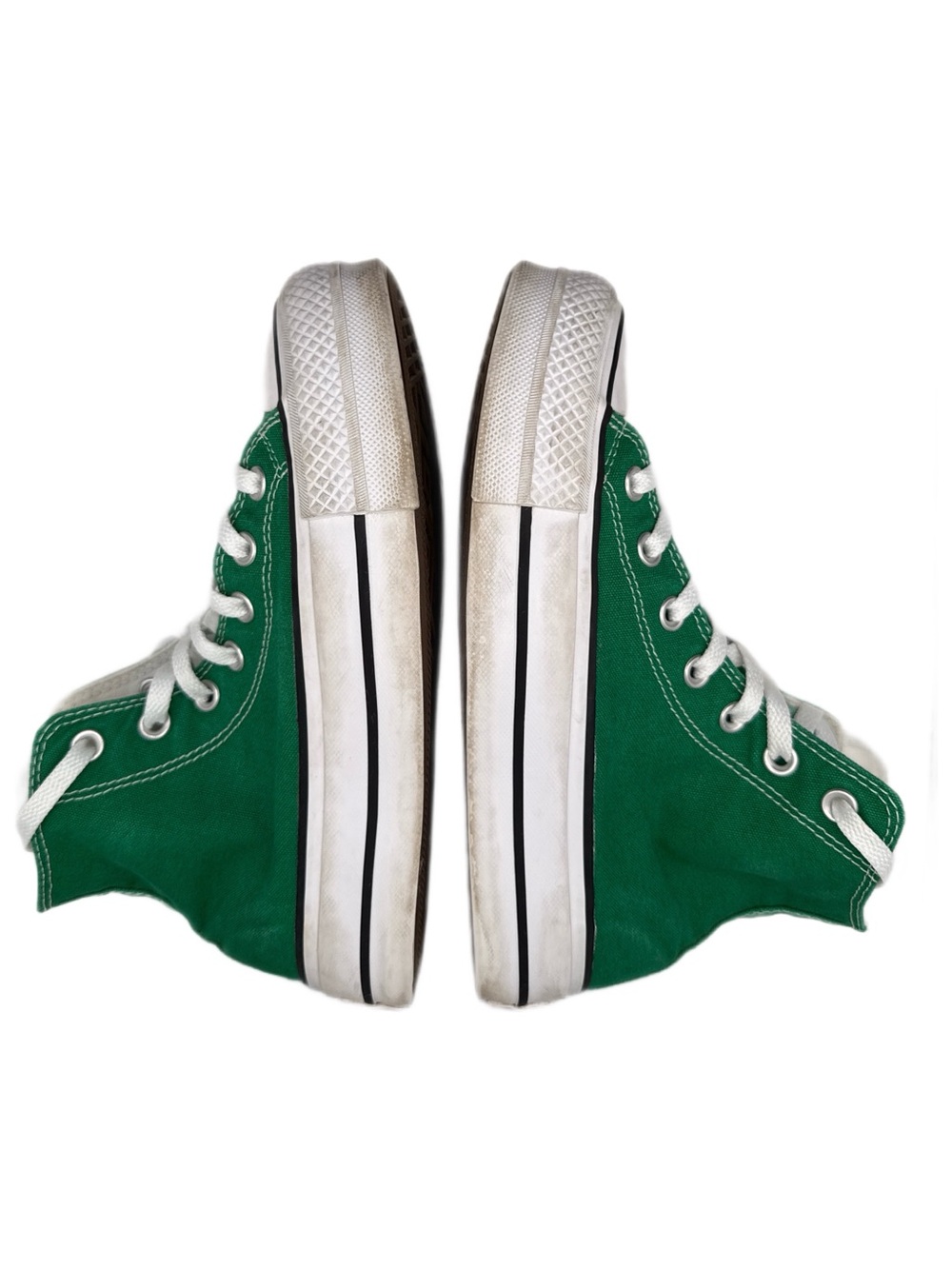 Converse Chuck Taylor All Star High Top Green Sneakers Women 6.5 Men 4.5 - Picture 7 of 13